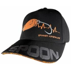 CASQUETTE HOMME HOT SPOT DESIGN CAP SPOON - NOIR