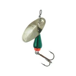 CUILLER TOURNANTE MEPPS XD PLATINIUM OR VERT