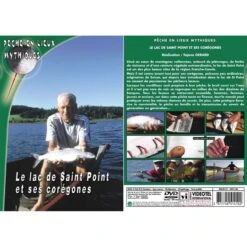 DVD - LE LAC DE SAINT POINT ET SES COREGONES - PECHE DES CARNASSIERS - PECHE EN LIEUX MYTHIQUES