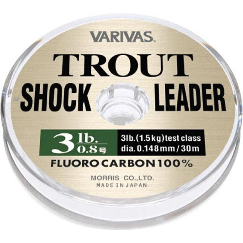 FLUOROCARBONE VARIVAS TROUT SHOCK LEADER - 30M 3 FLUOROCARBONE VARIVAS TROUT SHOCK LEADER - 30M
