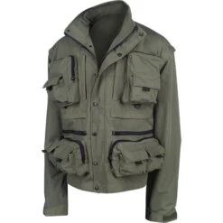 GILET / VESTE DE PECHE DAM ONTARIO JACKET - VERT