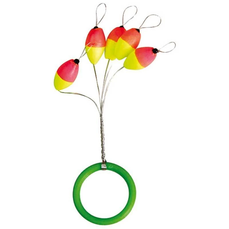 GUIDE FIL AUTAIN INDICATEUR FLUO OVAL BICOLORE - PAR 5 3 GUIDE FIL AUTAIN INDICATEUR FLUO OVAL BICOLORE - PAR 5