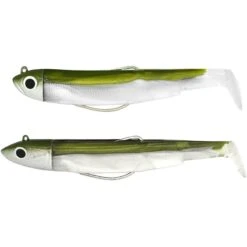 KIT LEURRE SOUPLE ARME FIIISH DOUBLE COMBO BLACK MINNOW 70 + TETE PLOMBEE SHORE/OFF SHORE