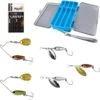 KIT LEURRES TRUITE VOLKIEN METAL -Matériel De Pêche Sportive kit leurres truite volkien metal z 2720 272018