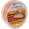 NYLON AQUALINE TROUT TECH JAUNE ORANGE -Matériel De Pêche Sportive nylon aqualine trout tech jaune orange z 1368 136866