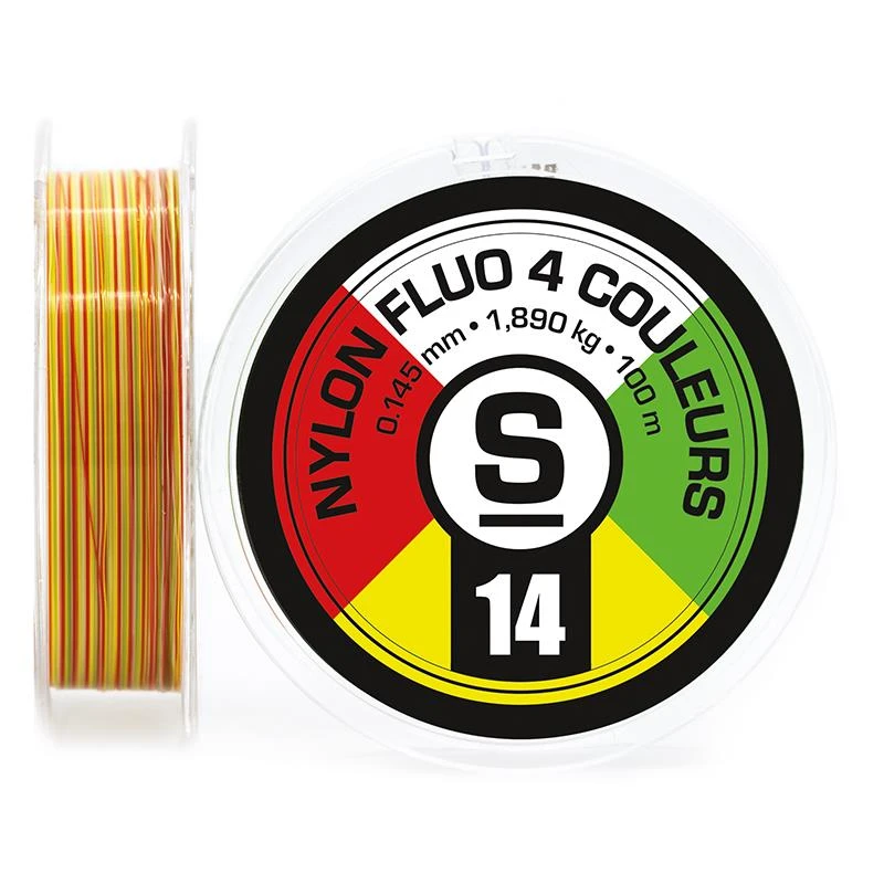 NYLON SEMPE FLUO 4 COULEURS 2 3 NYLON SEMPE FLUO 4 COULEURS 2