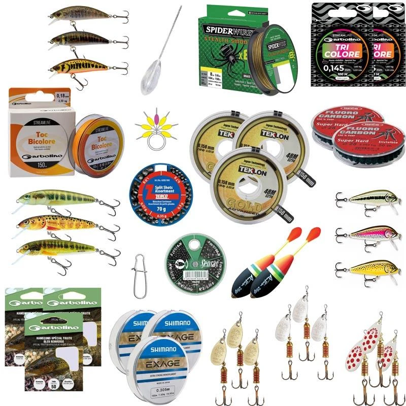 PACK COMPLET SPÉCIAL TRUITE 3 PACK COMPLET SPÉCIAL TRUITE